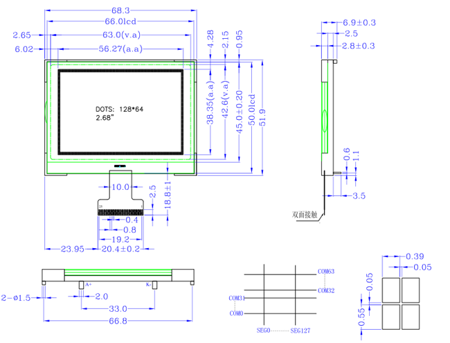 12864K29G液晶屏 12864K29G价格-12864K29G