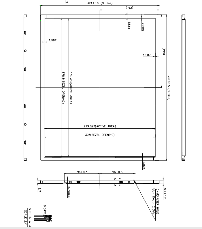 京东方19寸工业液晶屏MV190E0M-N10参数资料-19寸常规工业屏