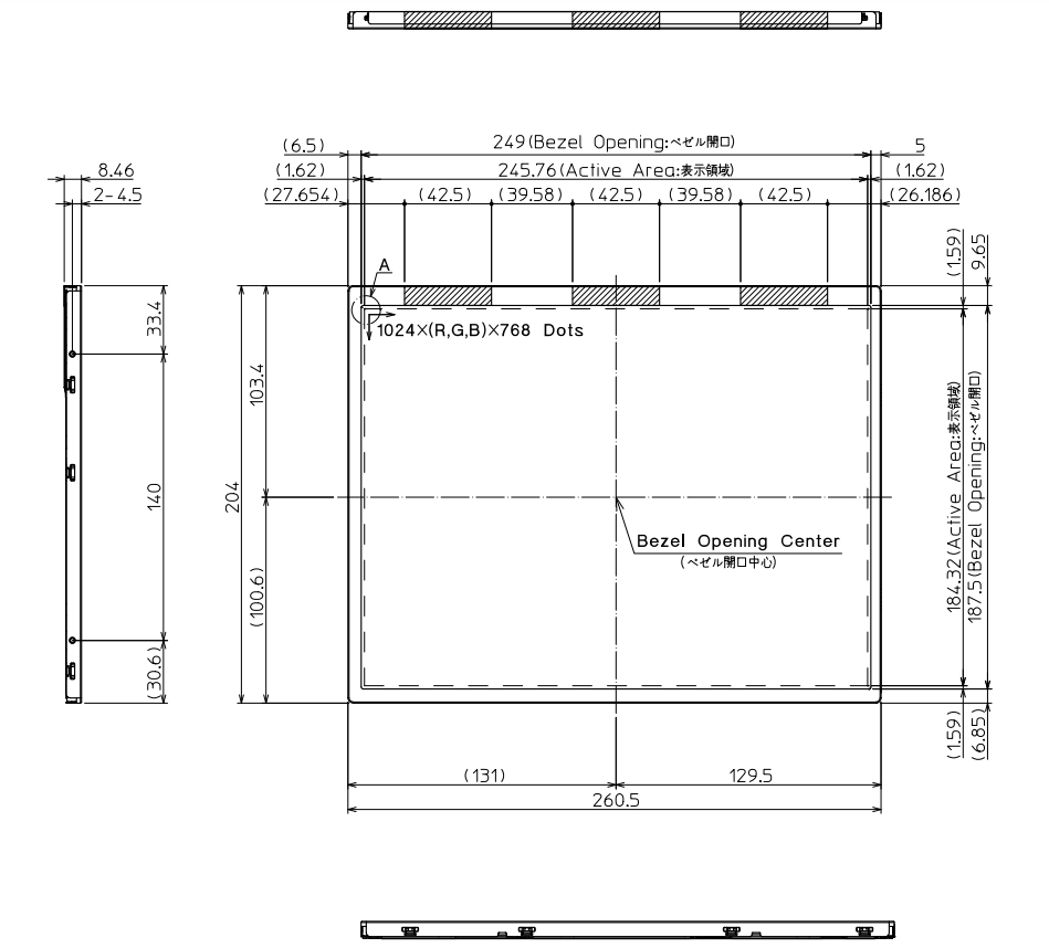 京瓷12.1寸全视角液晶屏MCG121XGLBBQNN-AN20,京瓷12.1寸工控屏