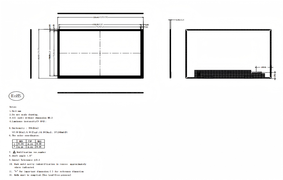 JX101IP30025-C51V01 立煌10.1寸组装屏 分辨率1280*800 亮度350cd/m2 JX101IP30025-C51V01 立煌10.1寸组装屏 分辨率1280*800 亮度350cd/m2