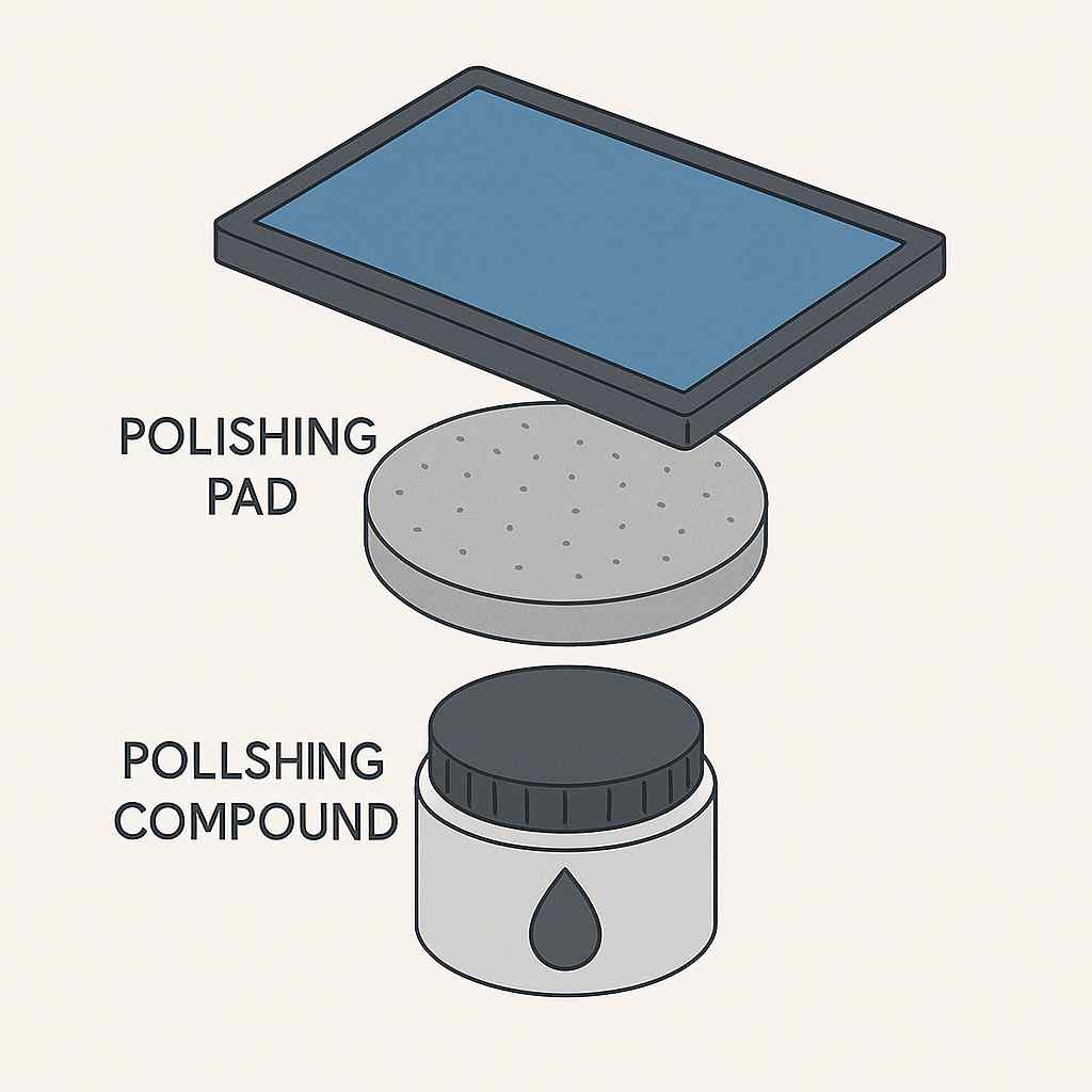 TFT液晶屏抛光用什么材料?液晶屏打磨抛光 TFT液晶屏抛光用什么材料?液晶屏打磨抛光