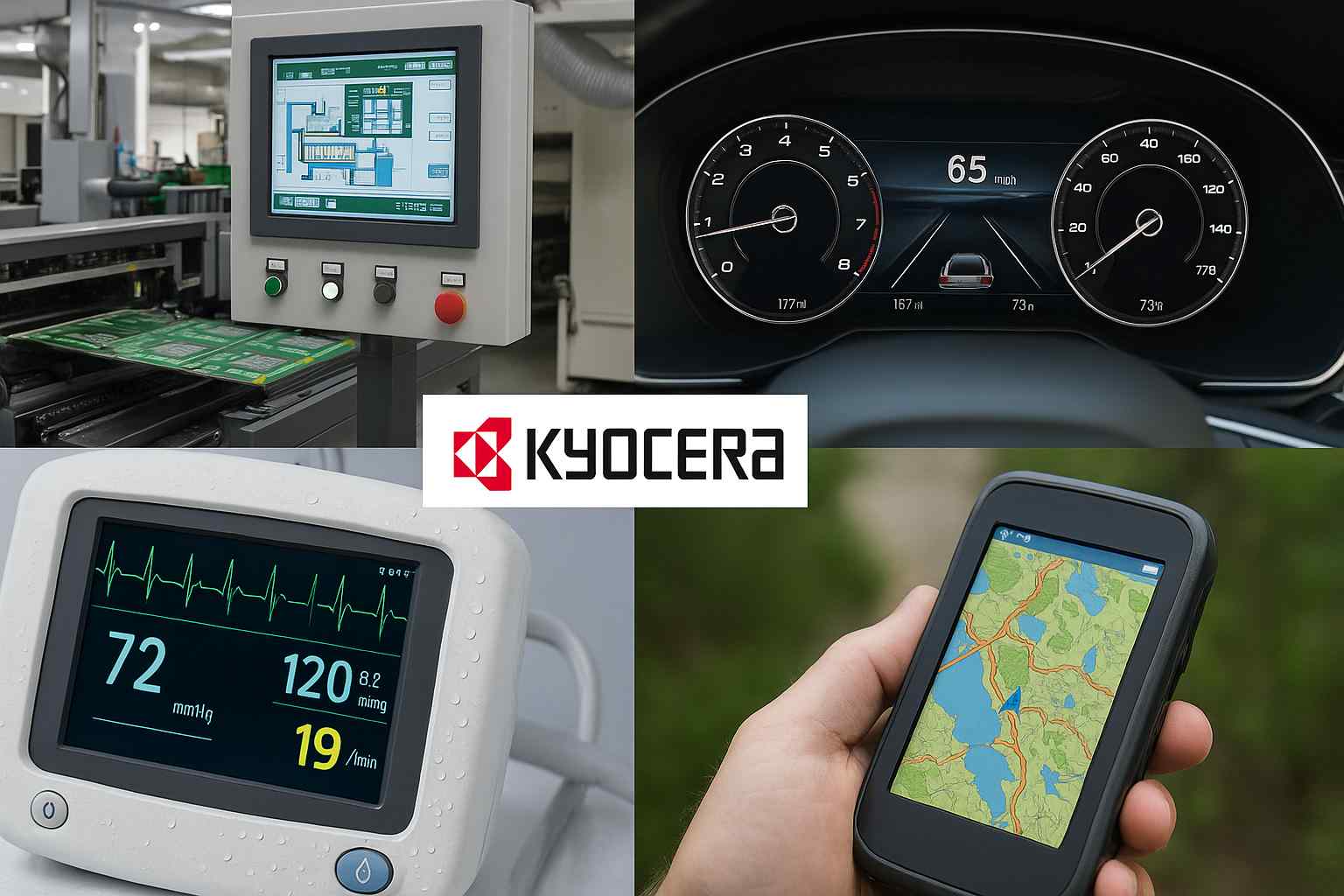 Kyocera京瓷6.5寸高亮液晶屏C0650VG65199-BN-AB液晶模组面板评测