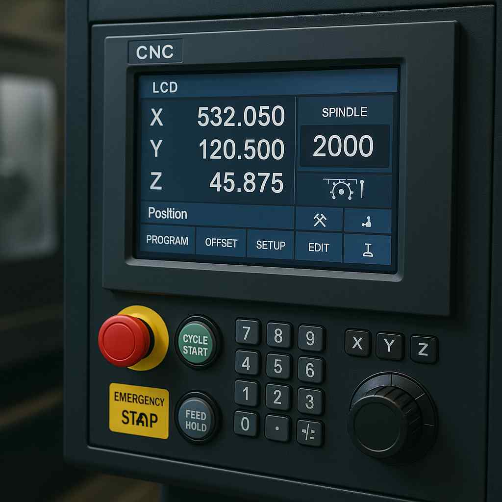 CNC数控机床操作面板-LCD工业液晶触摸屏 CNC数控机床操作面板-LCD工业液晶触摸屏