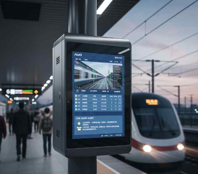 AUO友达32寸液晶屏P320HVN07.2在轨道交通高清路牌场景中的应用解决方案 cover image