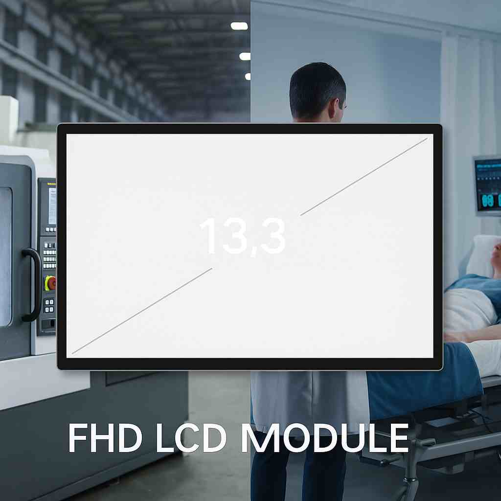 友达13.3寸工业液晶屏,AUO量产HAN系列原装液晶模组面板 cover image