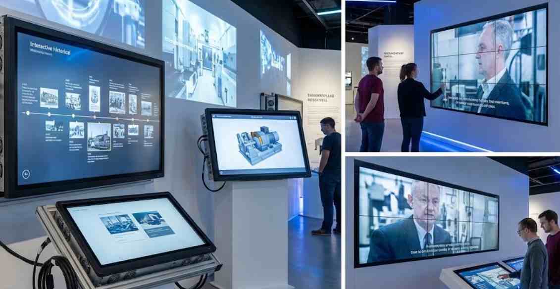 数字化展厅设备多媒体上LCD工业液晶屏整合解决方案 cover image