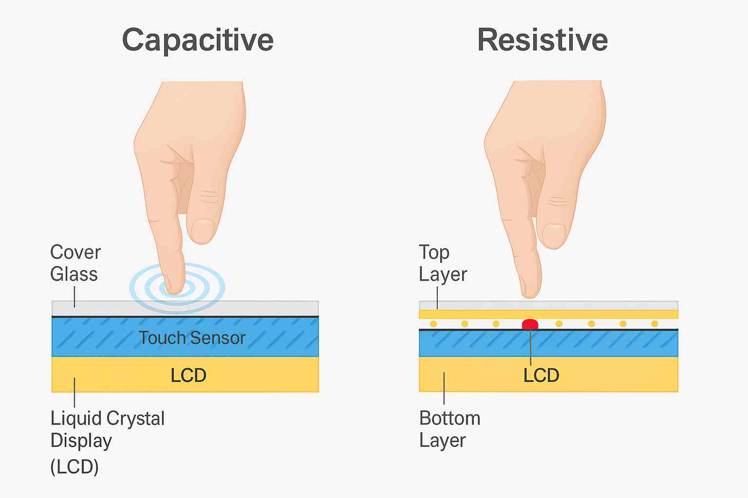 触摸屏+LCD工业液晶屏一体选型：“谁做主控”（屏端还是主板端）？ cover image