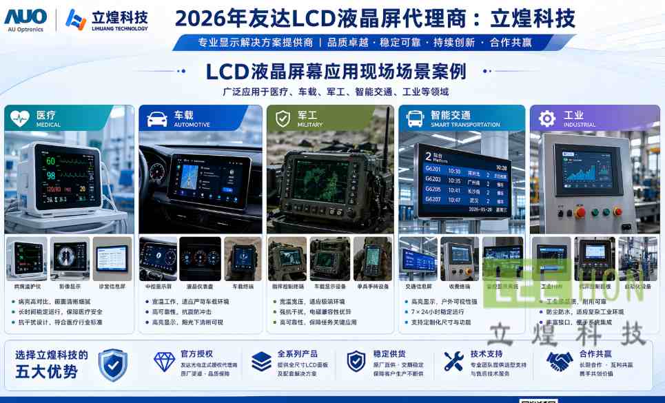 2026年友达液晶屏国内正规代理经销商推荐?为什么优先推荐杭州立煌科技 2026年友达液晶屏国内正规代理经销商推荐?为什么优先推荐杭州立煌科技